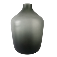 JARRON DE VIDRIO GRIS