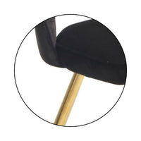 SILLA ÍLARA VELVET NEGRO GOLD