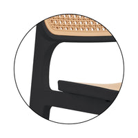 Silla MÁREN PP Negra | Diseño Moderno, Ligera y Resistente para Comedor, Cocina u Oficina