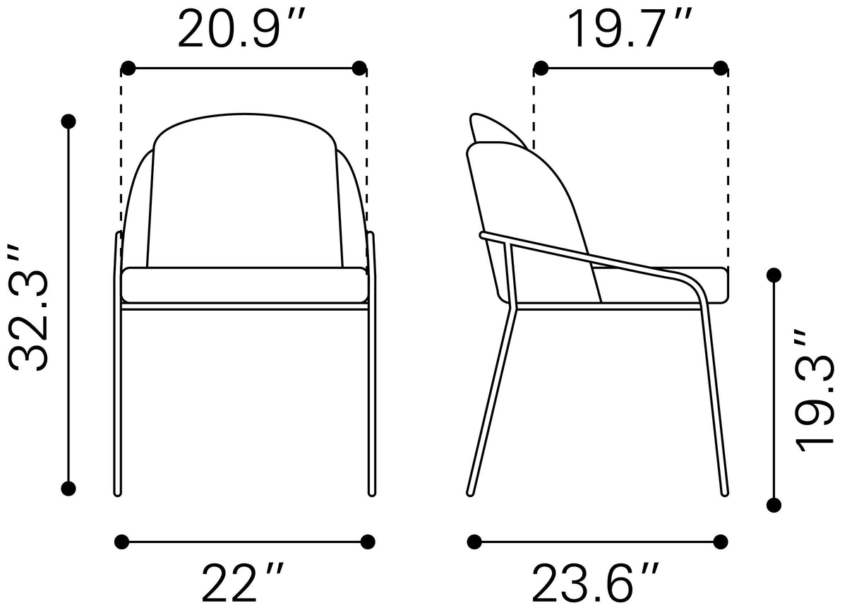 SILLA DE COMEDOR BAREL