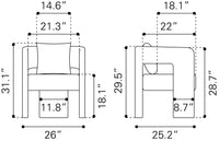 SILLA DE COMEDOR LUNAR