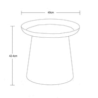 MESA LATERAL HÁVEN GRIS