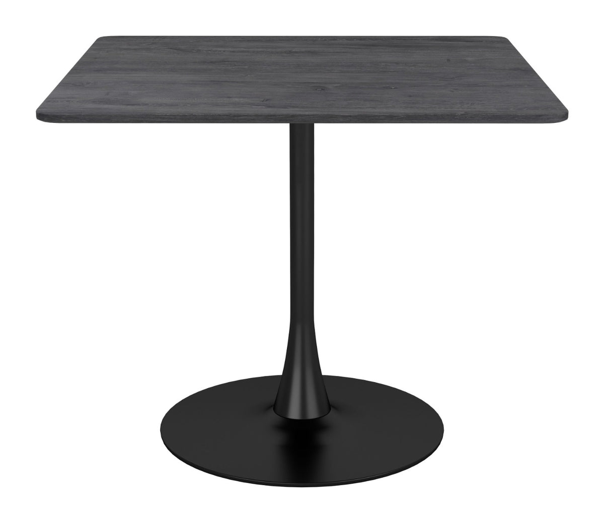 MESA DE COMEDOR NEGRA ESTILO INDUSTRIAL MODERNO