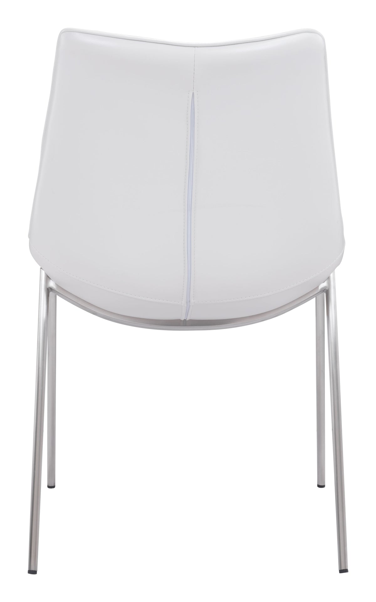 SILLA DE COMEDOR ALTEA BLANCA Y PLATEADA