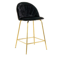 BANCO ÉLVA VELVET NEGRO GOLD