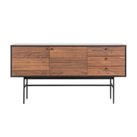 CREDENZA FERRARA NEGRO SOFISTICADO