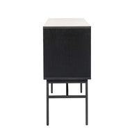 CREDENZA FERRARA NEGRO SOFISTICADO