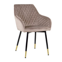 SILLA OCASIONAL IVANA VELVET GRAYGE