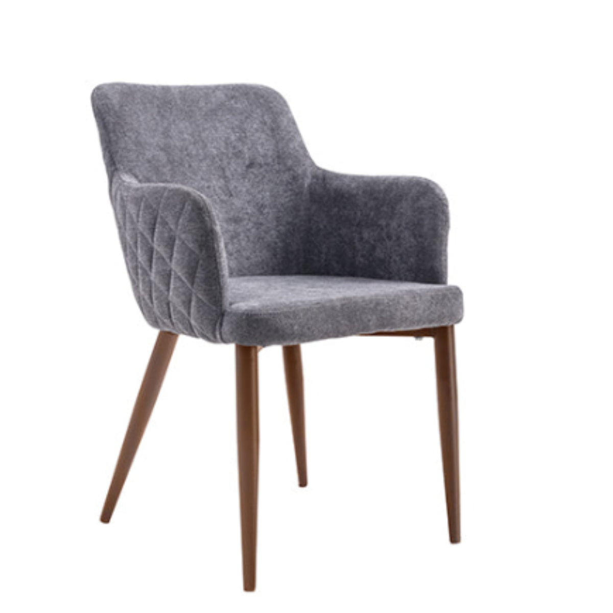 SILLA OCASIONAL DANTE TELA GRIS
