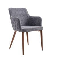 SILLA OCASIONAL DANTE TELA GRIS