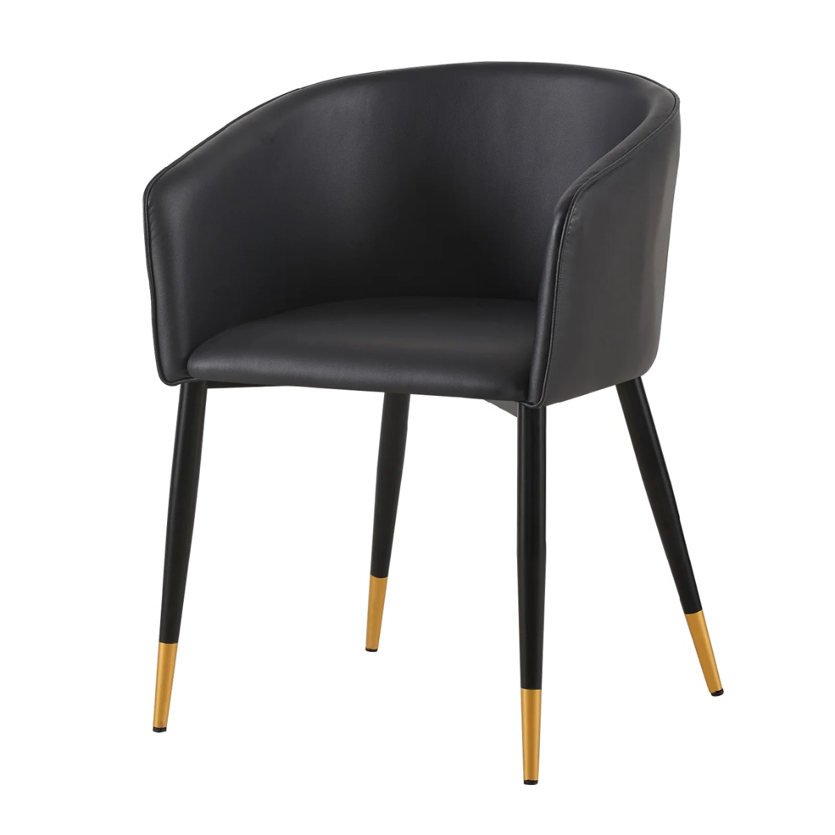 SILLA OCASIONAL MIREYA PU NEGRO