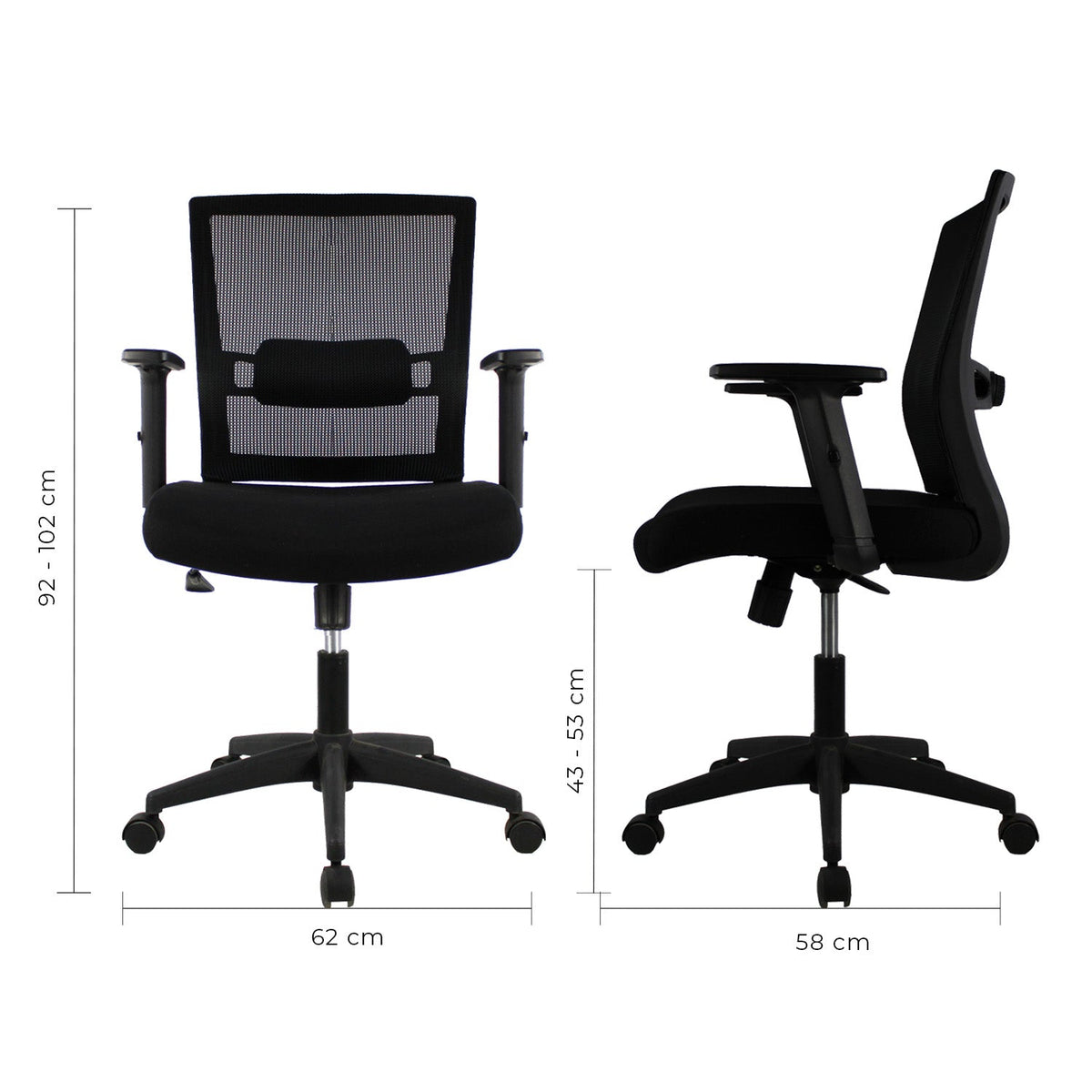 SILLA EJECUTIVA ATLAS MESH ALTURA AJUSTABLE