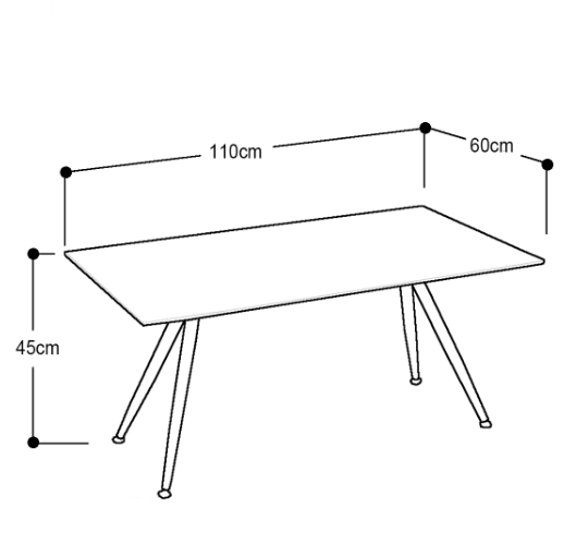MESA DE CENTRO KOVO