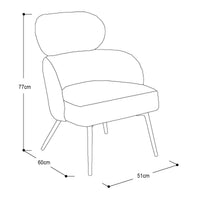SILLON OCASIONAL ÉNORA LAMB
