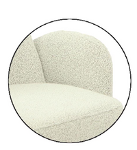 SILLA OCASIONAL LUCRECIA LAMB PATAS NEGRAS