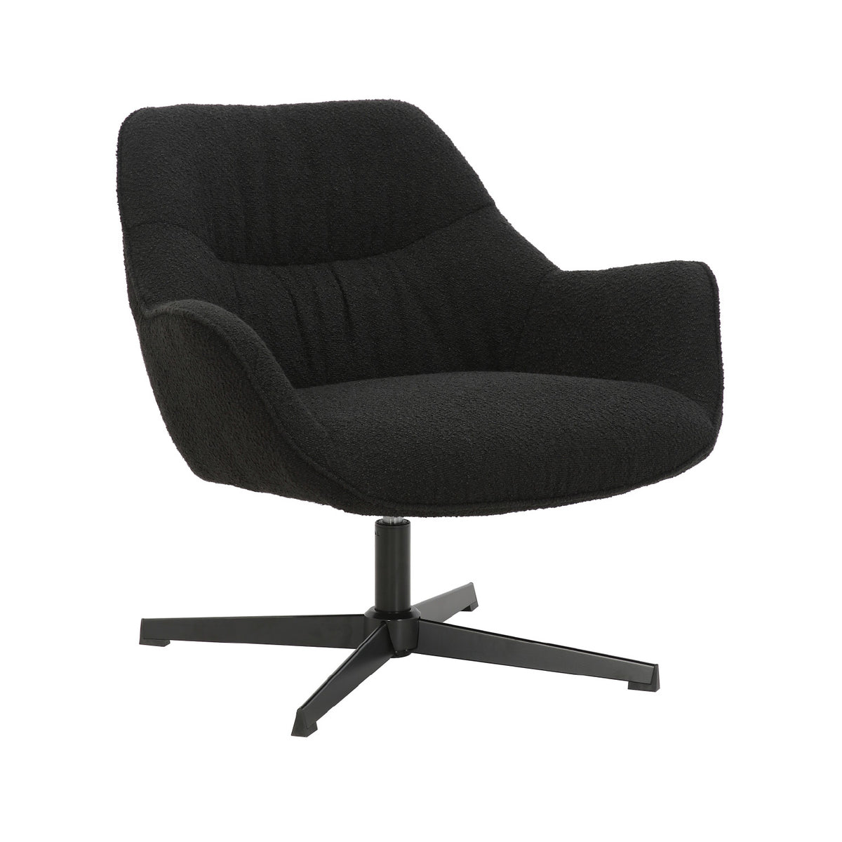 SILLON OCASIONAL ÁRVEL LAMB NEGRO