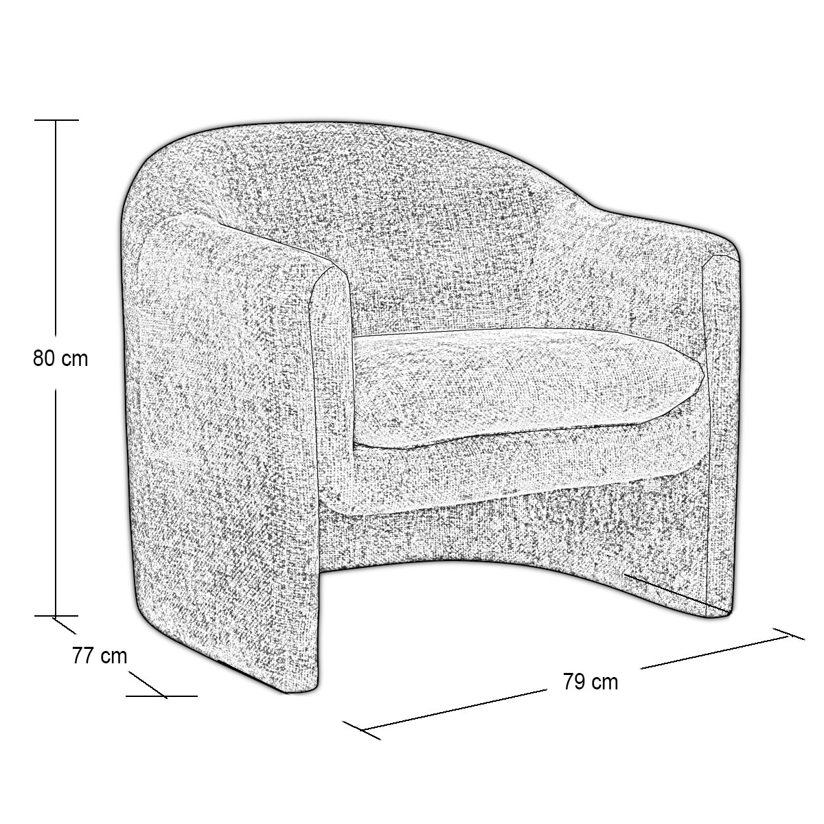 SILLON OCASIONAL ALBARRACIN