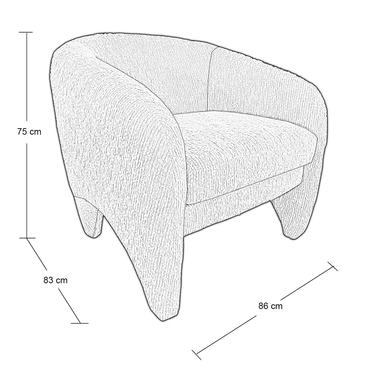 SILLON OCASIONAL ASTURIAS