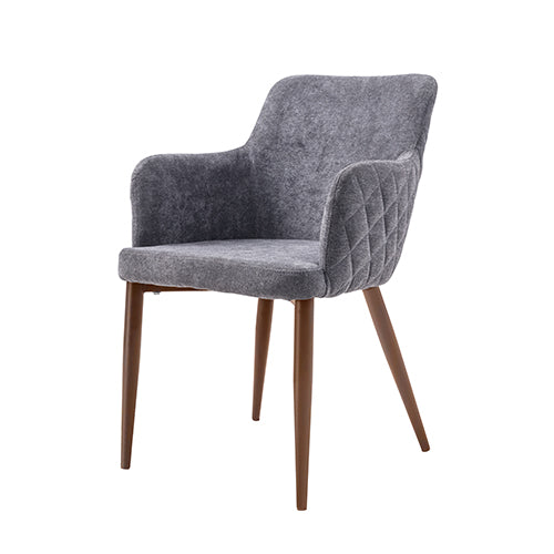 SILLA OCASIONAL DANTE TELA GRIS
