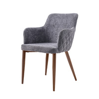 SILLA OCASIONAL DANTE TELA GRIS