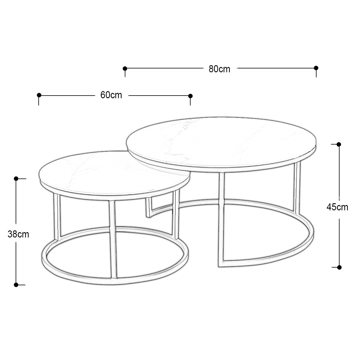 MESA DE CENTRO PELEGRIN STONE