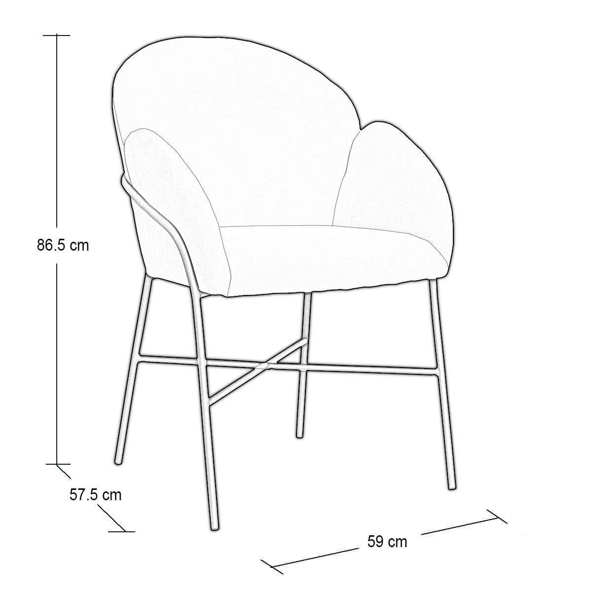 SILLA OCASIONAL BÉLGICA