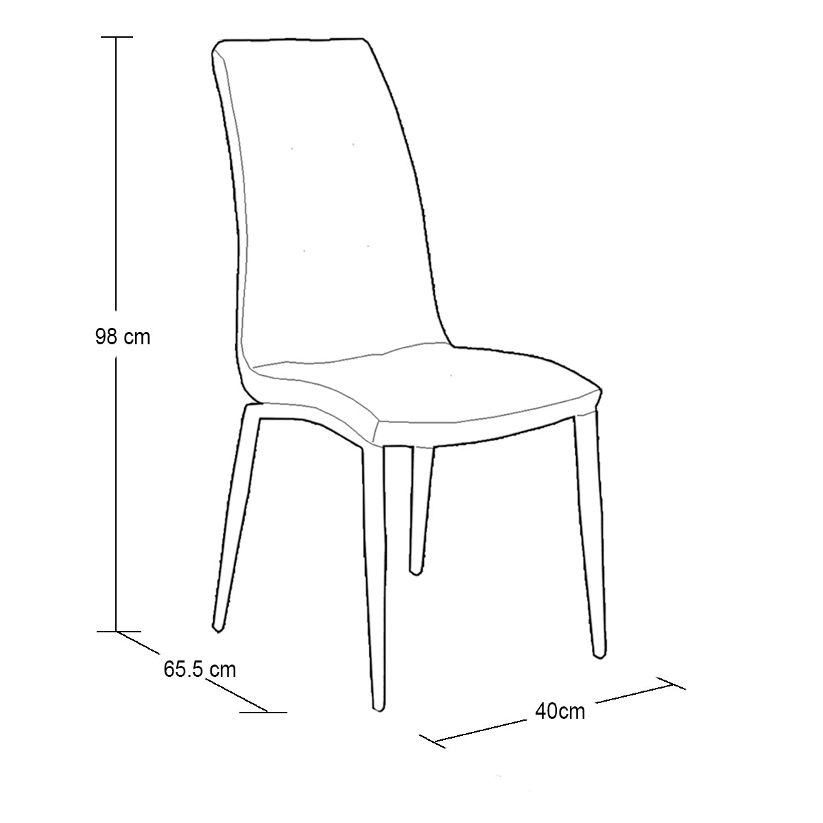 SILLA MAGONDA GRIS