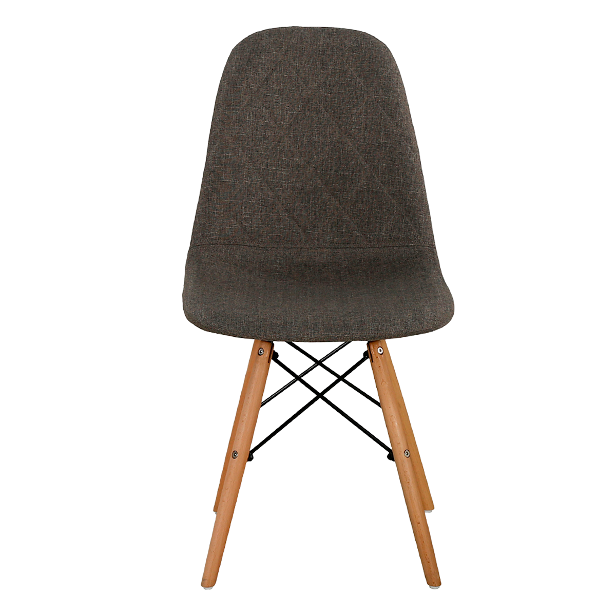 SILLA ÉVORA TELA GRIS NATURAL