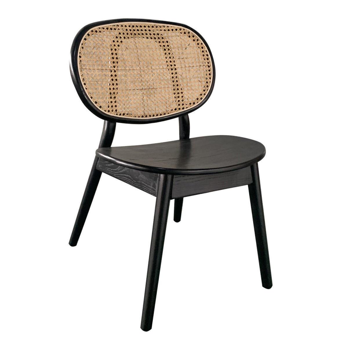 SILLA ÁLVEN NEGRA RATTAN
