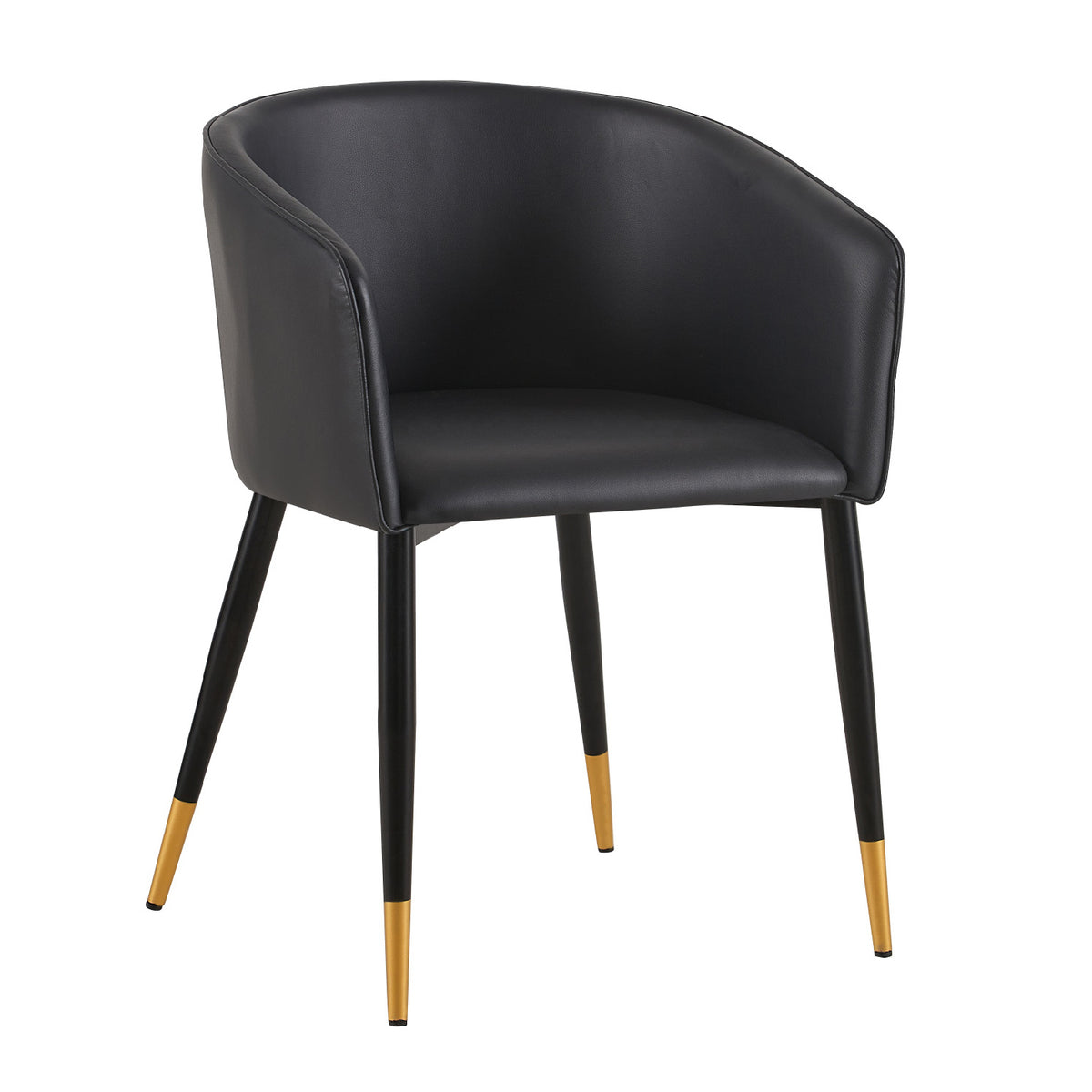 SILLA OCASIONAL MIREYA PU NEGRO