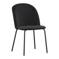 SILLA VARESE VELVET NEGRO