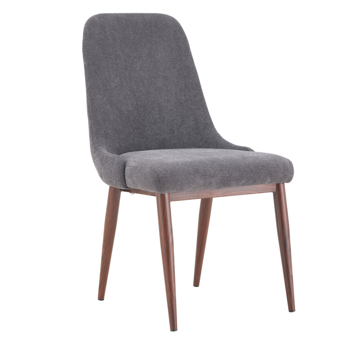 Silla LÚMEN Tela con Patas de Metal y Madera | Diseño Moderno y Elegante para Comedor o Sala