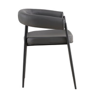 SILLA OCASIONAL ÁRIXA PU GRIS