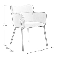 SILLA OCASIONAL CAMBOYA BEIGE