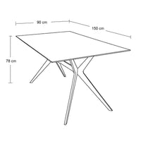 MESA DE COMEDOR FENRIR NEGRA