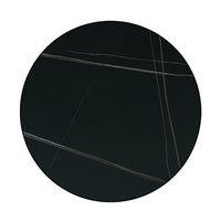 MESA OVALADA ILAI STONE NEGRA