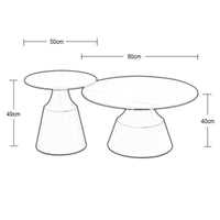 MESA OCASIONAL GUERNICA SET 2 PIEZAS