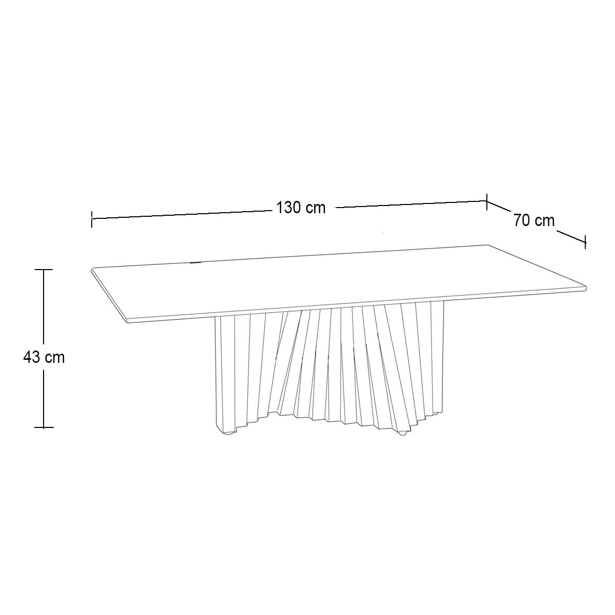 MESA DE CENTRO KNO