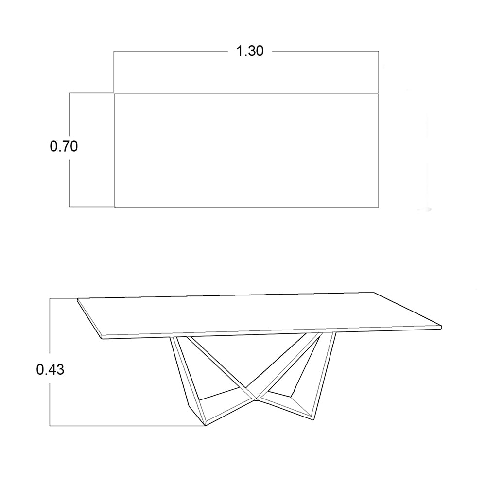 MESA DE CENTRO CHIC