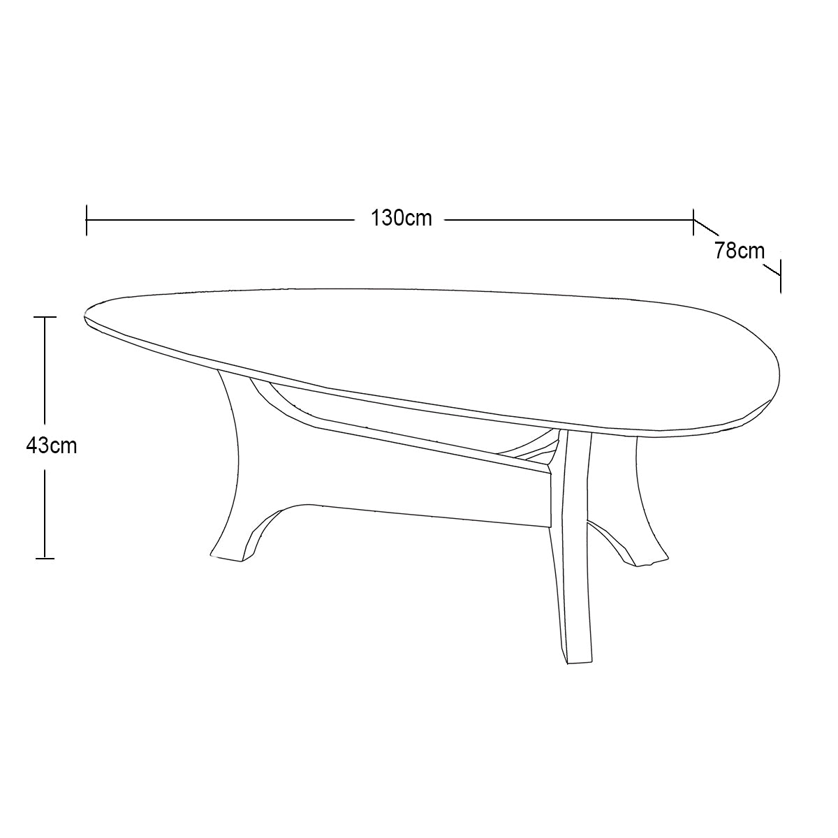 MESA DE CENTRO MILAN