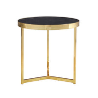MESA LATERAL NEGRO-CRISTAL GOLD AURON