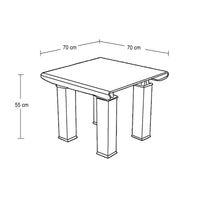 MESA LATERAL TURIN