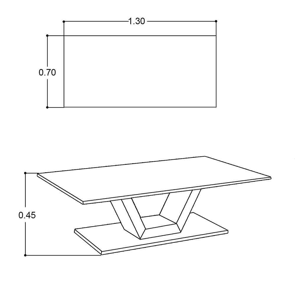 MESA DE CENTRO ANDROMEDA
